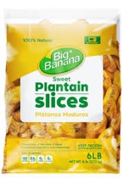 Big Banana Sweet Plantains pre-cooked frozen 6 lb