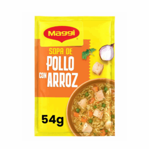 Sopa Maggi de pollo con arroz 54g