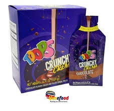 Toops crunchy crema chocolate box 324 g (12 units)